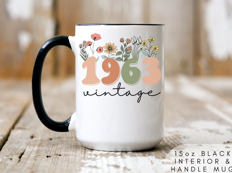 Birthday mug for your wife's 60th birthday gift