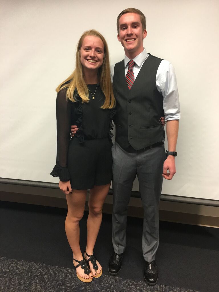 A little over 3 years later - Jenna and Austen began to date each other. They both were on the cross country and track teams at Saginaw Valley State University. 