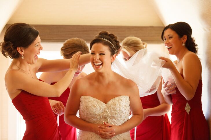 bridesmaid veil