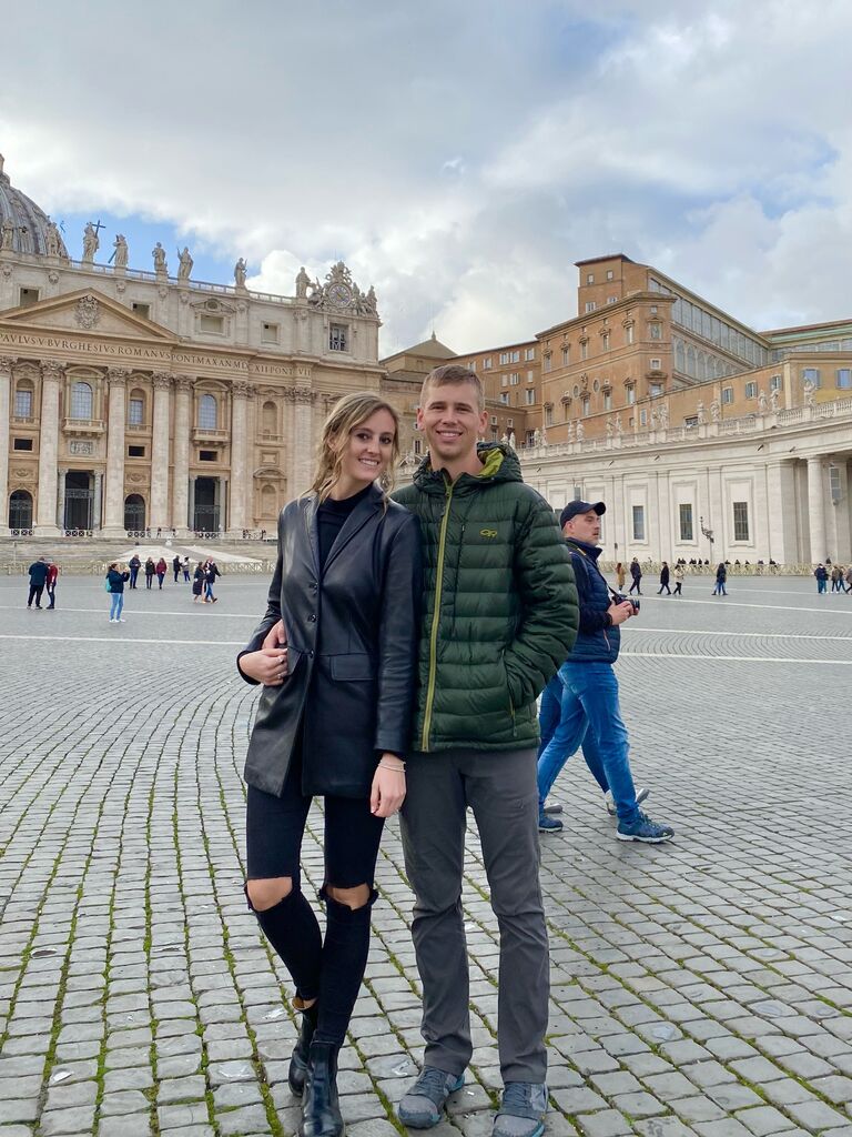 They spent Valentine's Day in Rome. Neil now loves Italy as much as Cam. 