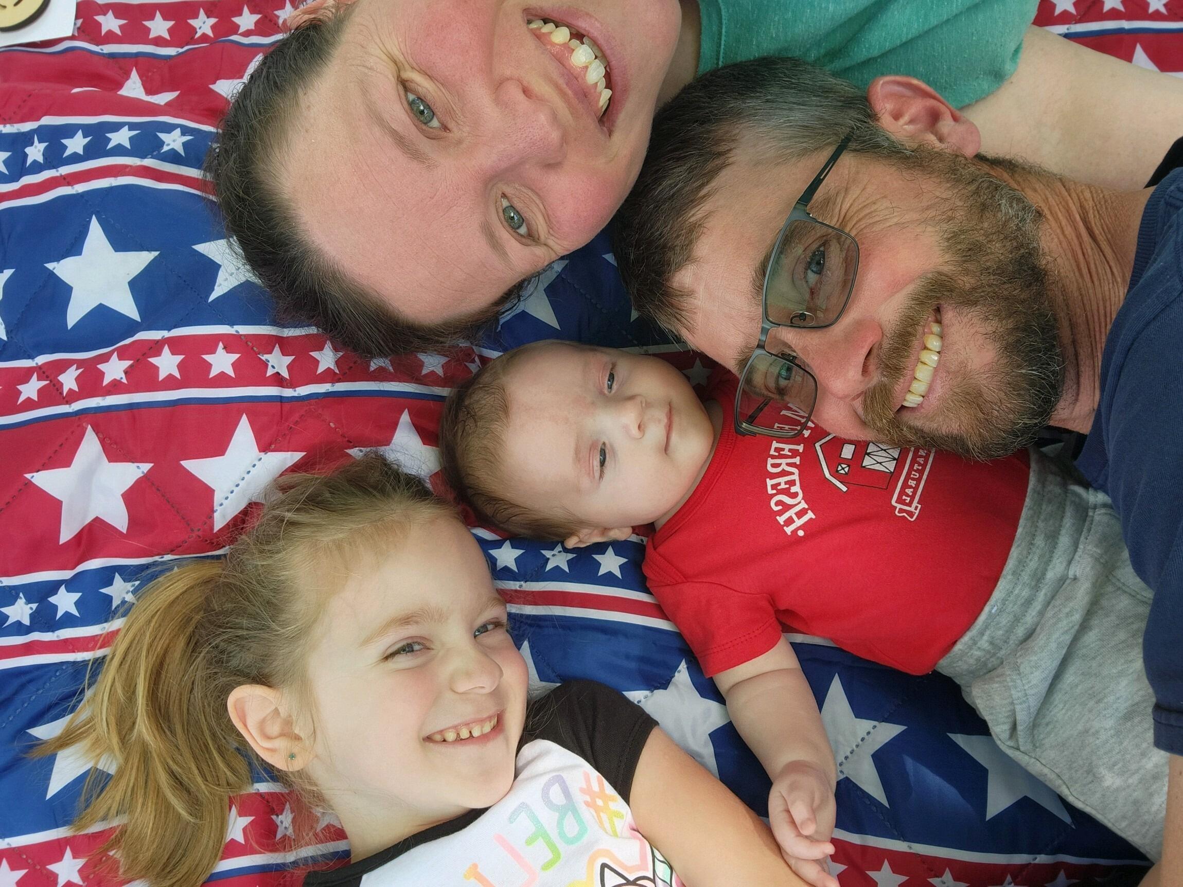 We finally decided it was time for mommy to have the same last name. 