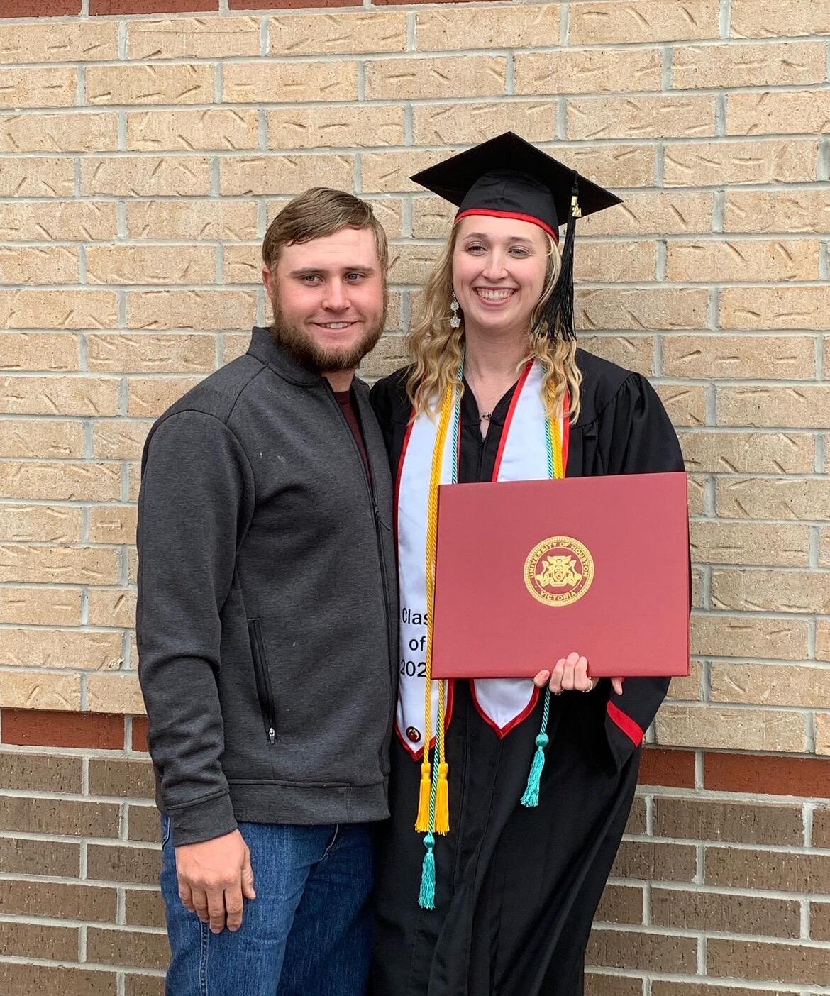 Brenna’s College graduation. 