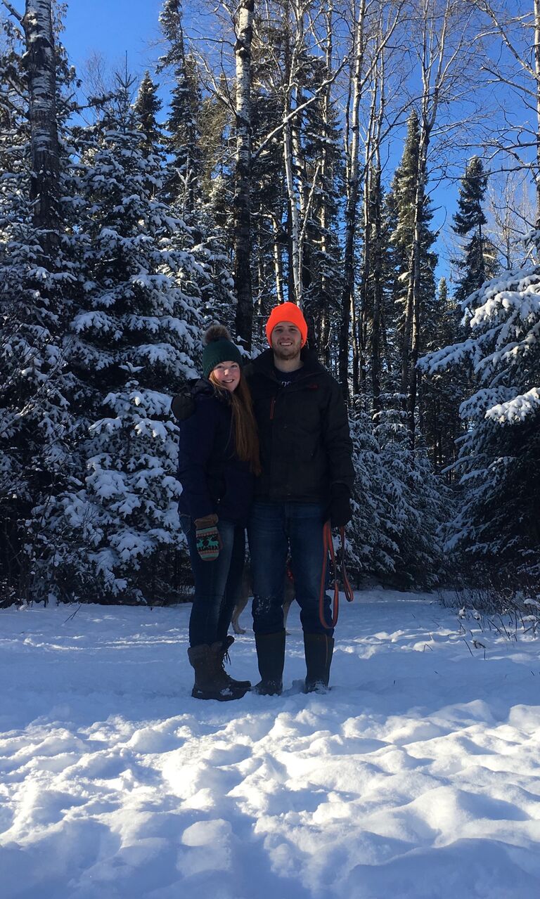 Winter in Sioux lookout