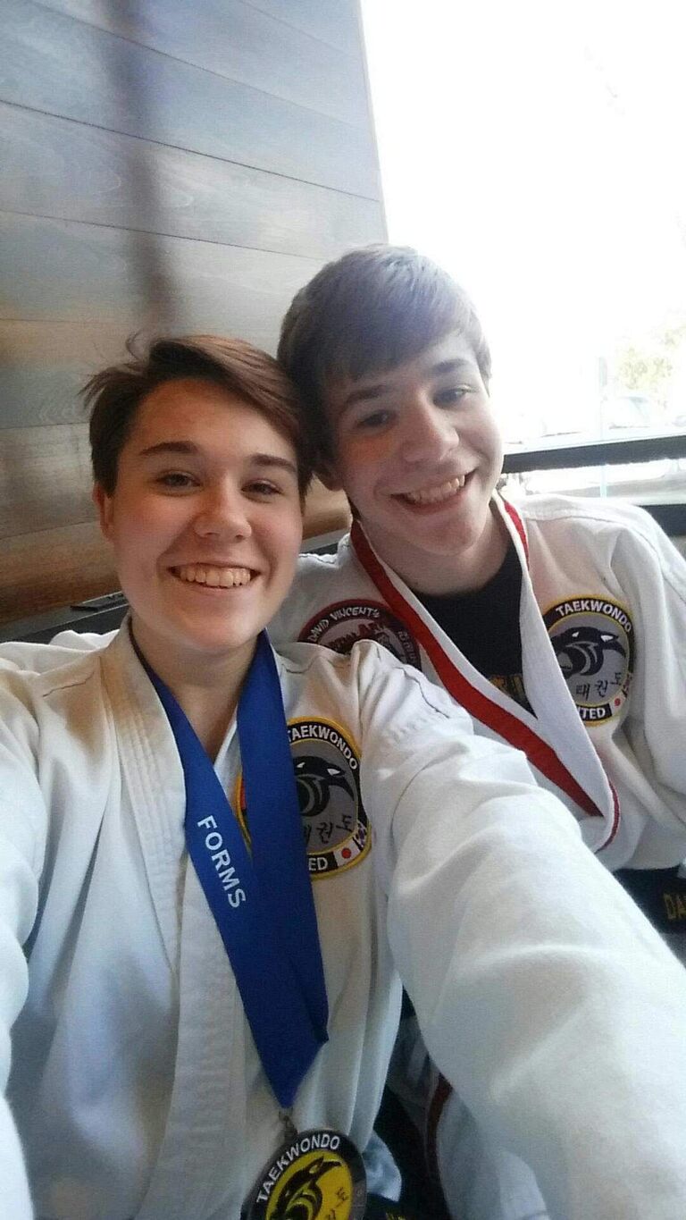 We first met at a Taekwondo tournament in Baton Rouge, LA—the beginning of our long-distance relationship