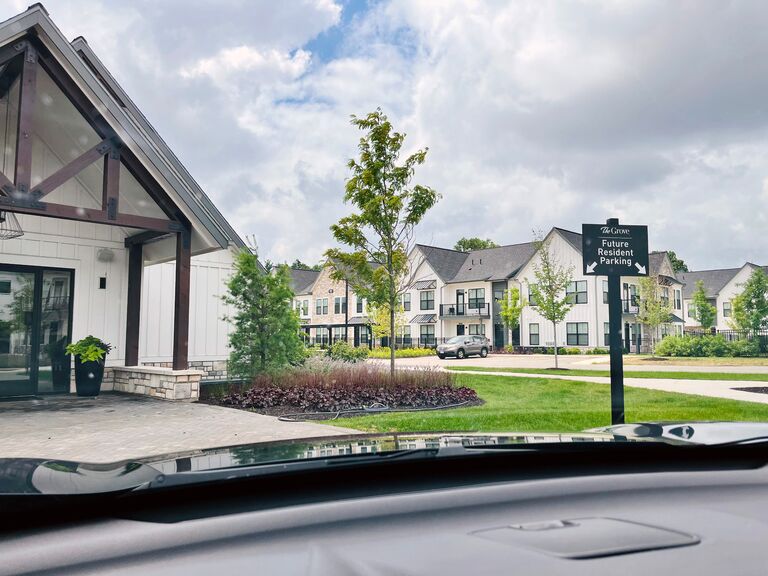 We've arrived at our apartment community in Grand Rapids!