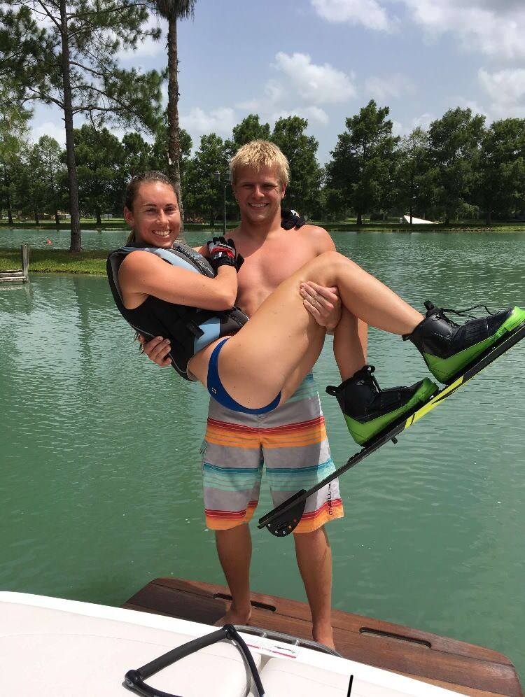 Austin skied at all 8 active ski lakes in the Houston area