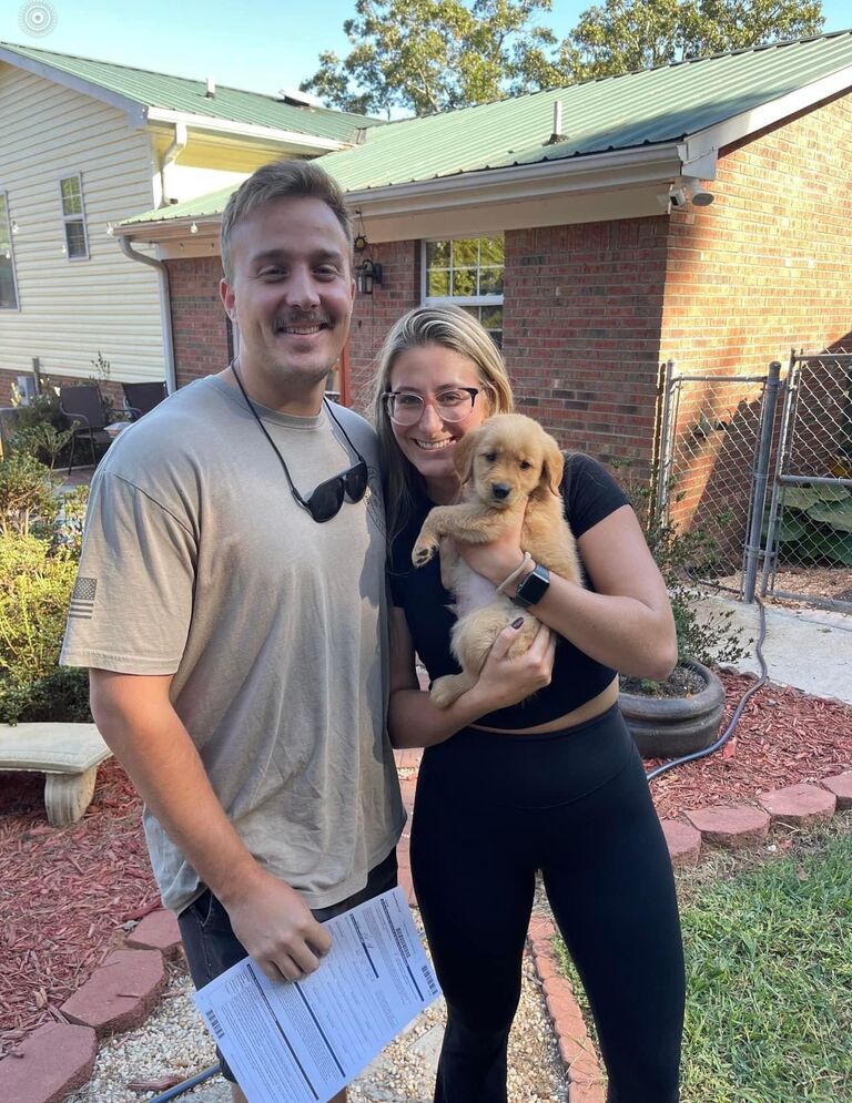 Delaney and Brendan welcomed their first fur baby - Pippin. This little bundle of joy has changed their lives forever. 