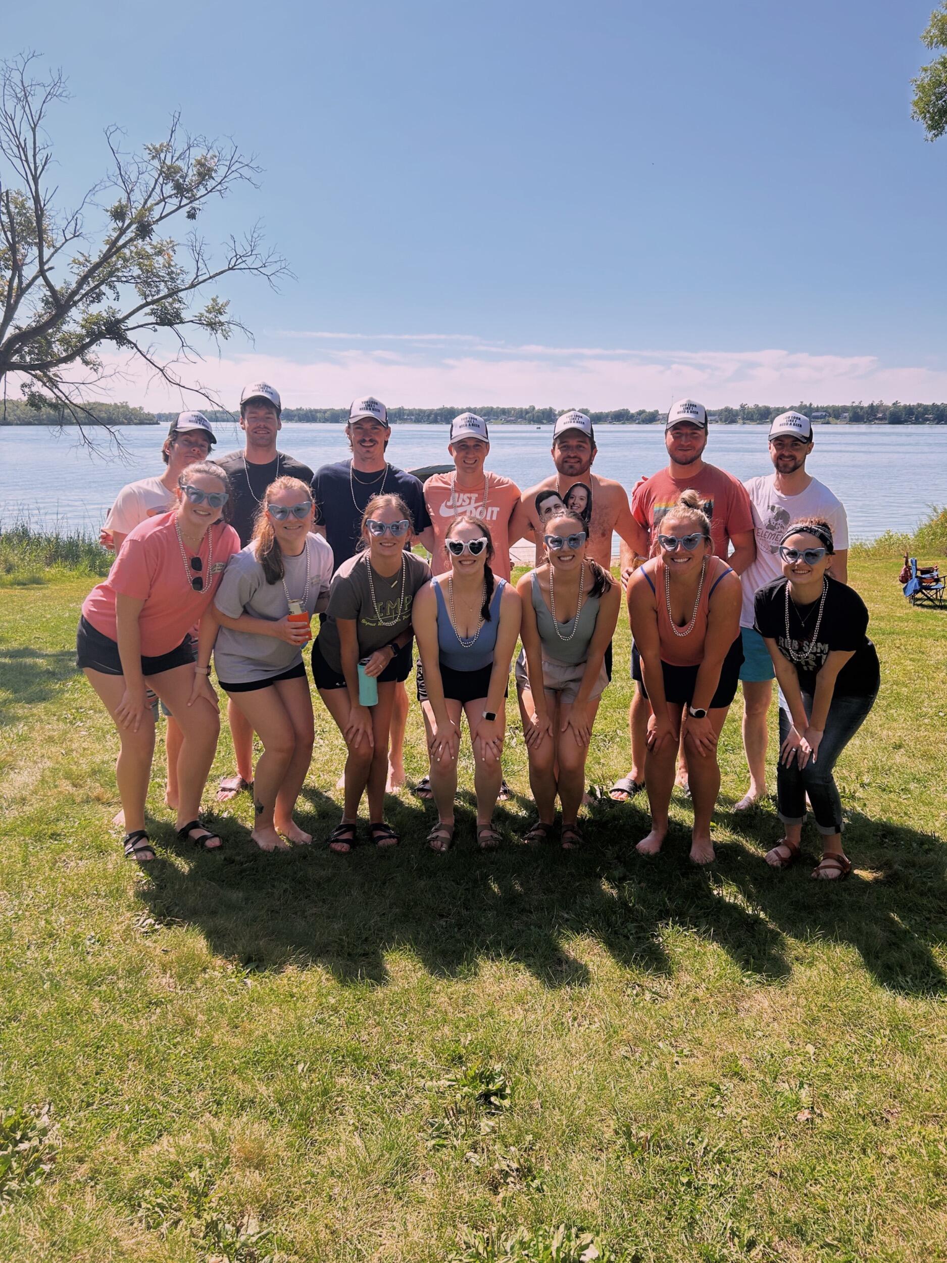 We had our combined bachelor and bachelorette party in Pine City, MN. 