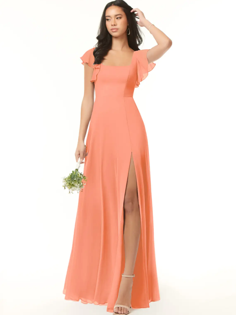 100 Best Peach dress ideas  peach dress, dress, peach bridesmaid dresses