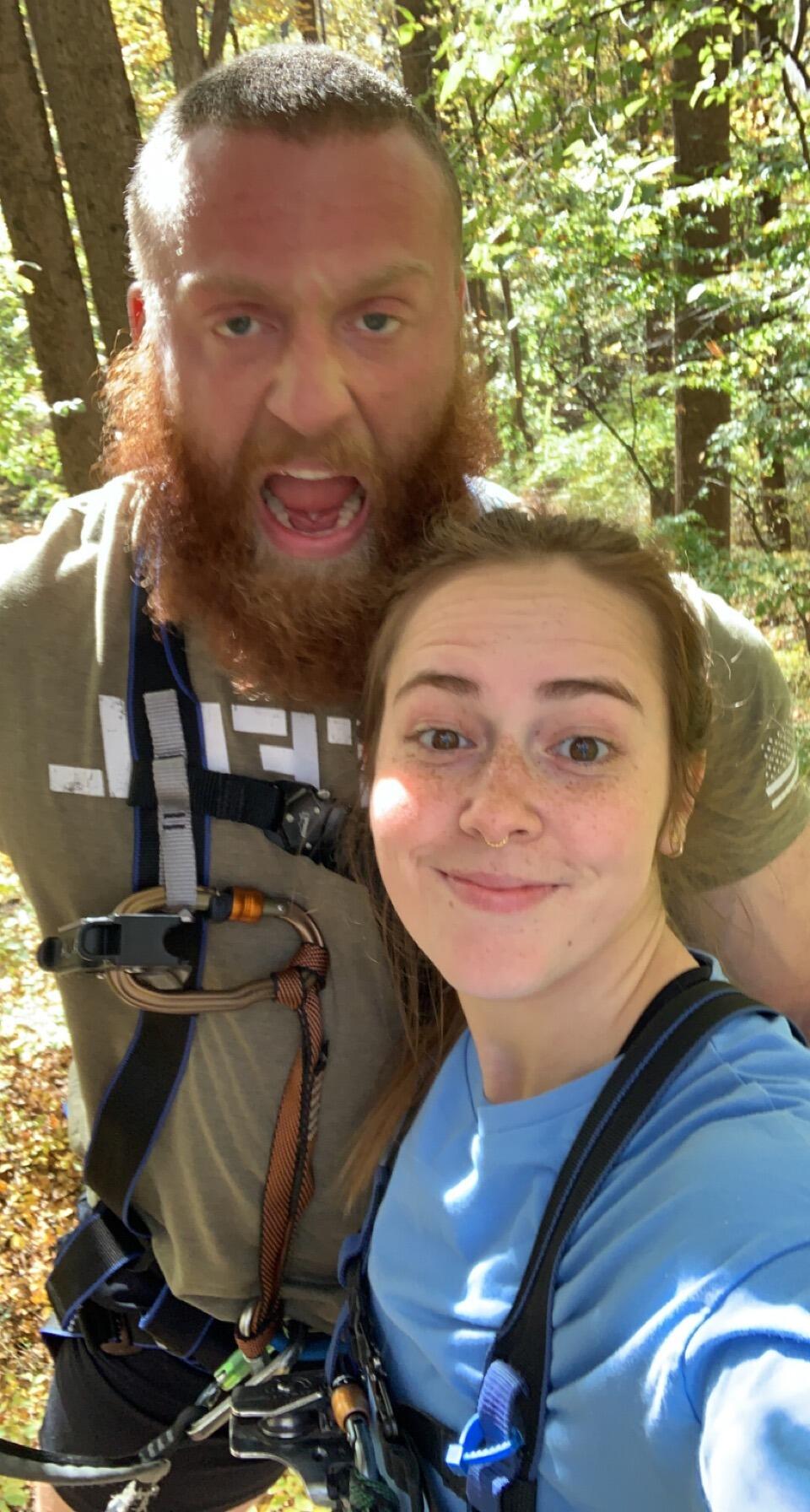 To climbing in the trees