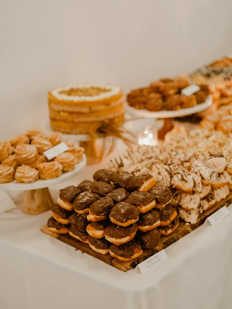 Engagement party dessert table idea