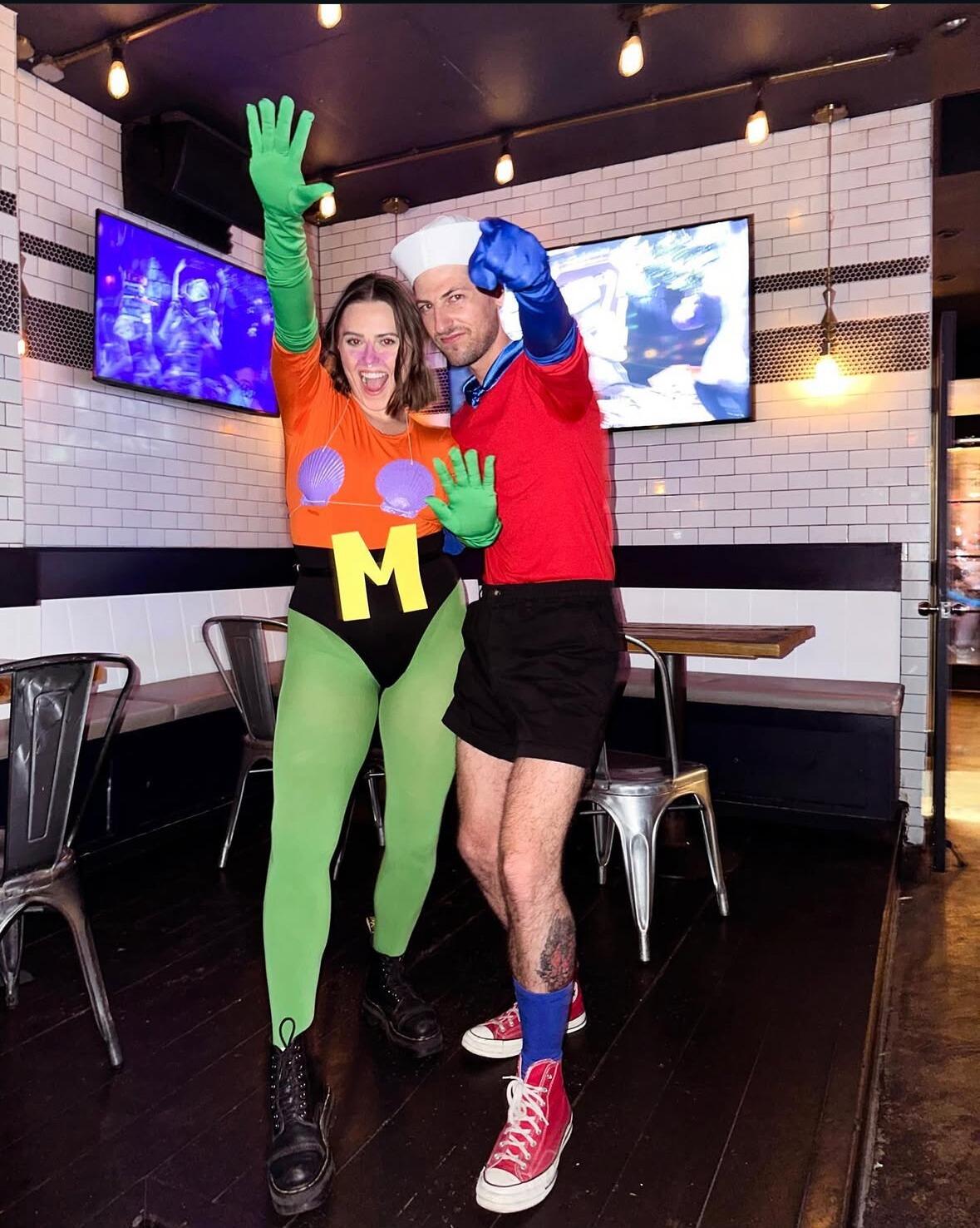 Nani influenced Conner to enjoy dressing up for Halloween. This year, Mermaid Man and Barnacle Boy from Spongebob. 