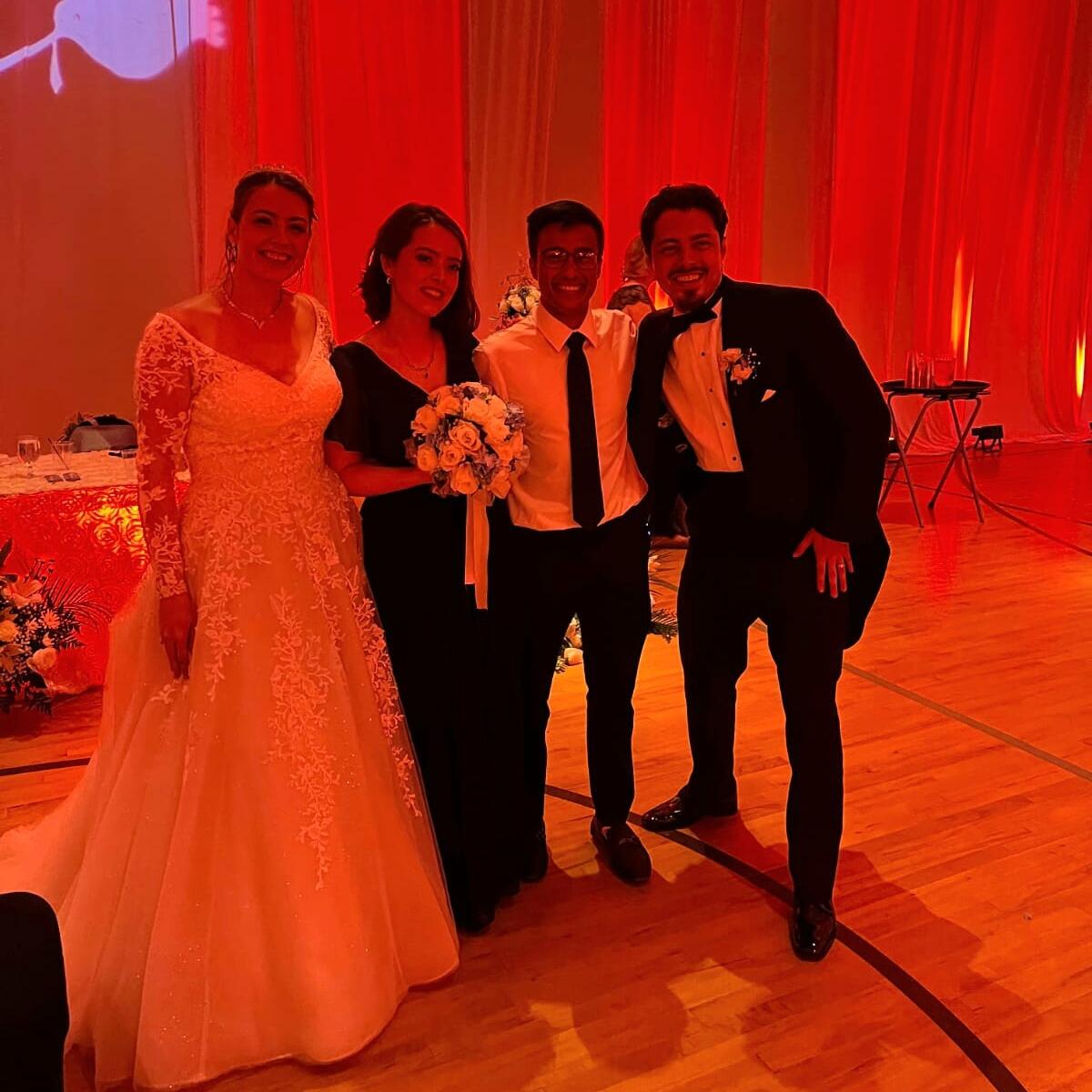On this day, Alysa caught the bouquet and Brian caught the garter! 