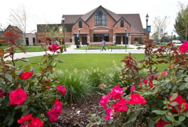 We met on our first day at Cornerstone University at the university's chapel. We were placed in the same freshmen orientation group for the duration of our first year at college.