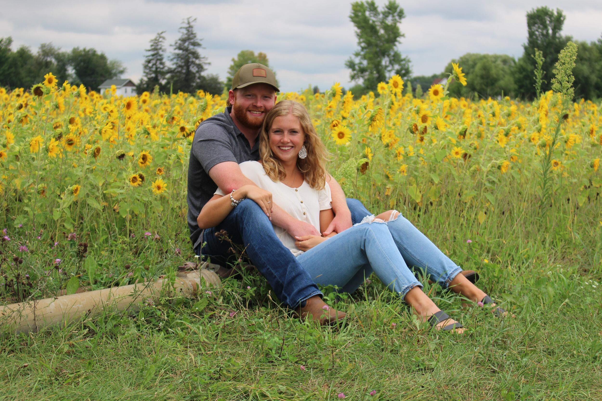 Sunflowers = loyalty and adoration