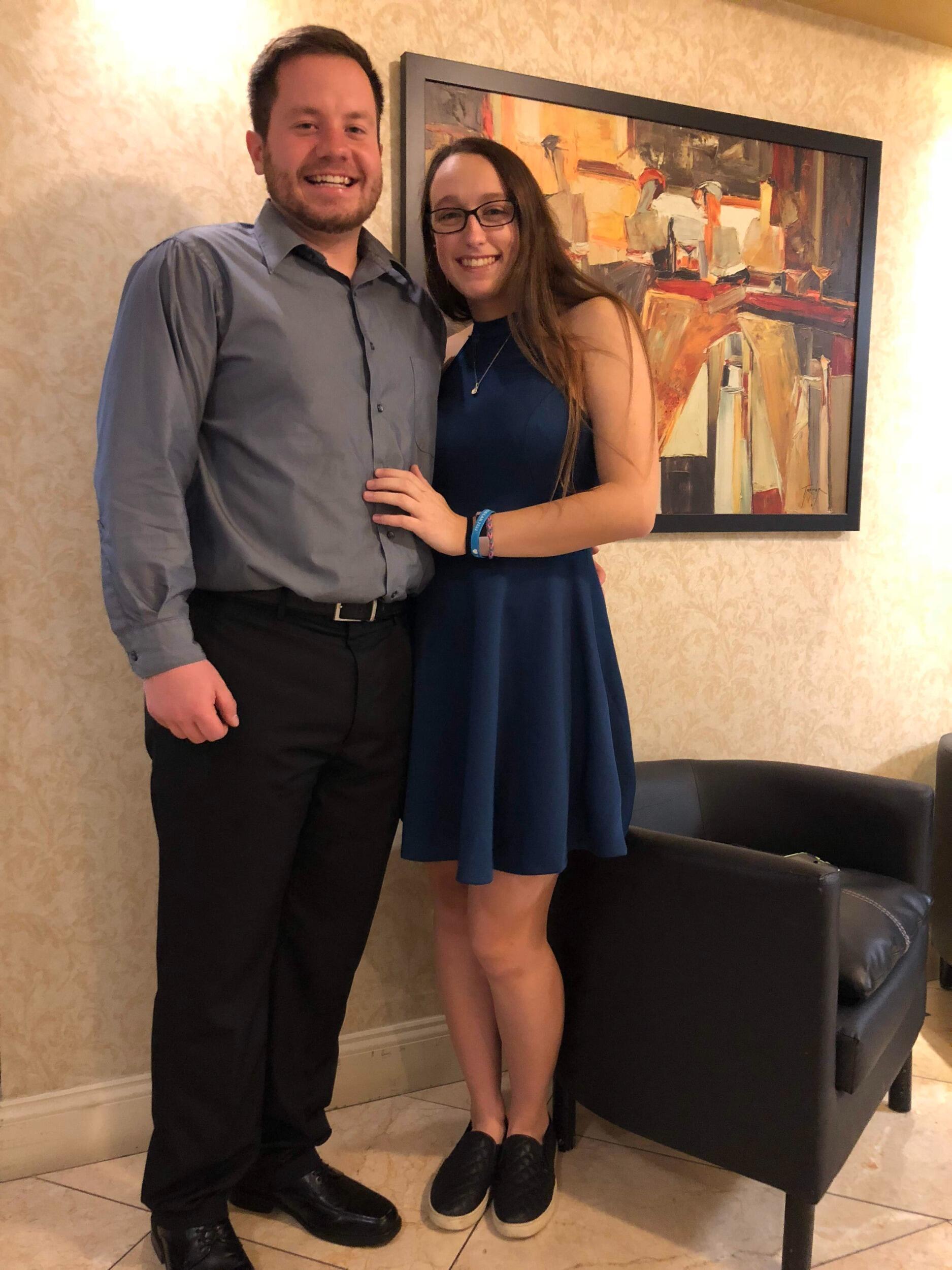 One-year anniversary dinner