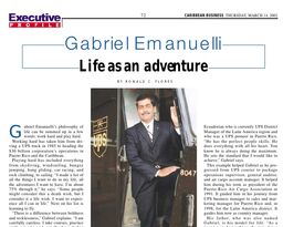 Gabriel Emanuelli - UPS Retiree / Author / Speaker - Motivational Speaker - Fort Lauderdale, FL - Hero Gallery 4