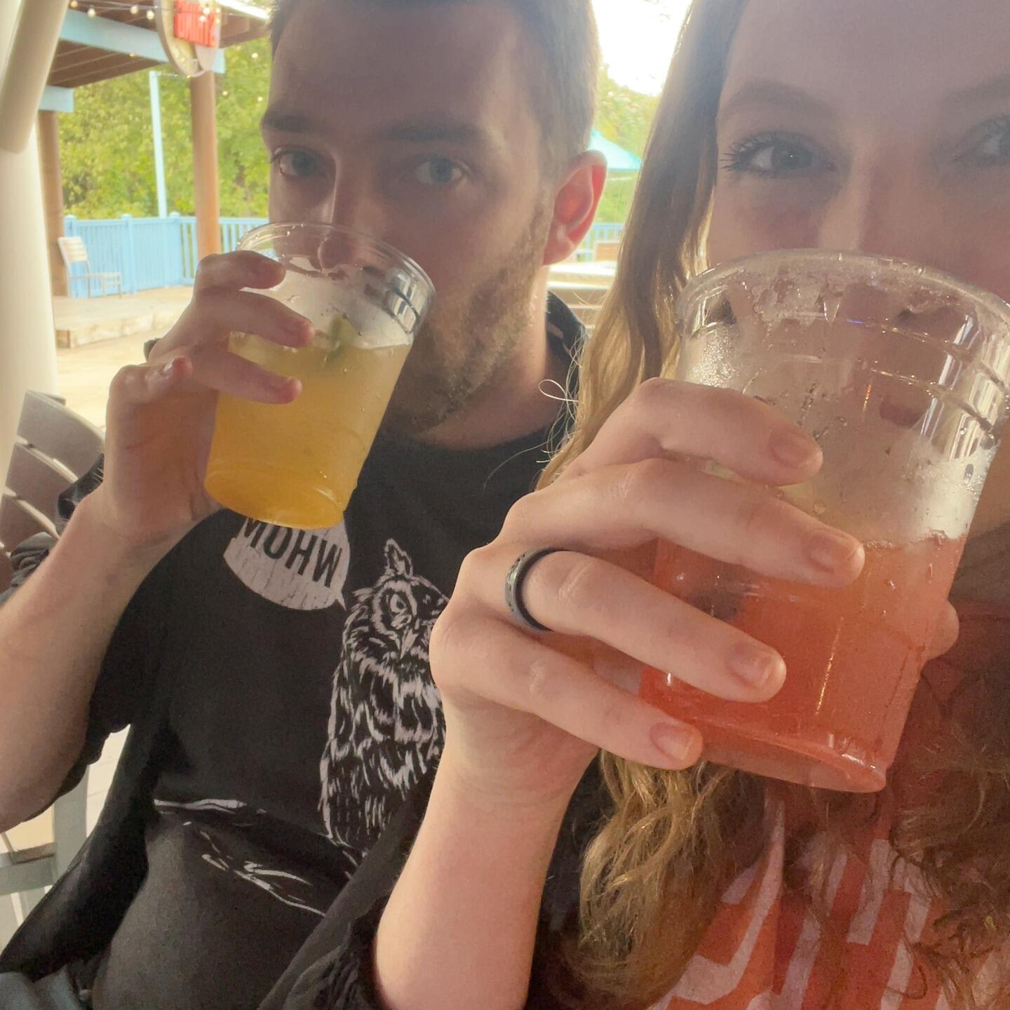 Marissa and Andrew exploring one of their favorite areas near Knoxville- Pigeon Forge, TN . 