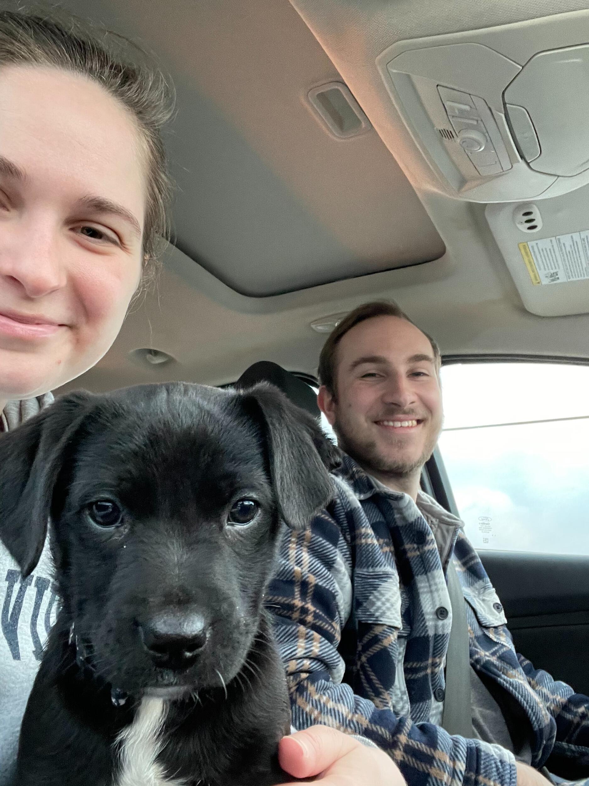 In 2021 Kyle and Olivia adopted Ollie. He's their crazy dog that they love so much. 