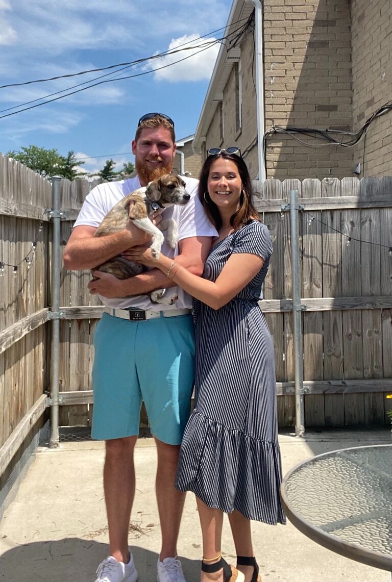 Our first apartment together.