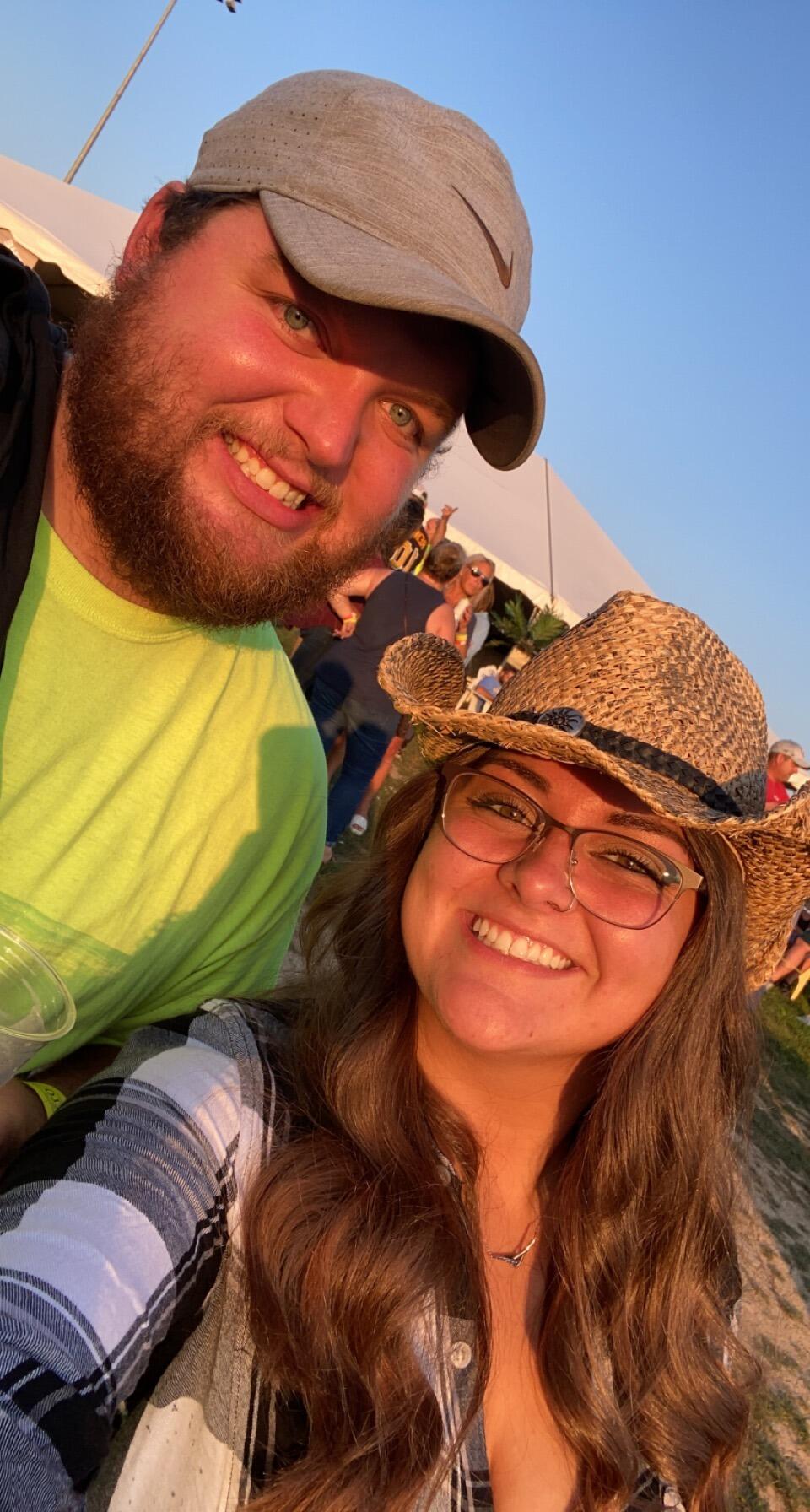 Our first time seeing Luke Combs in concert! (And everybody in the crowd thought Nick was actually Luke Combs).