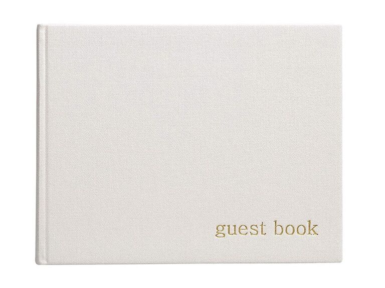 Simple Wedding Guest Book from Amazon