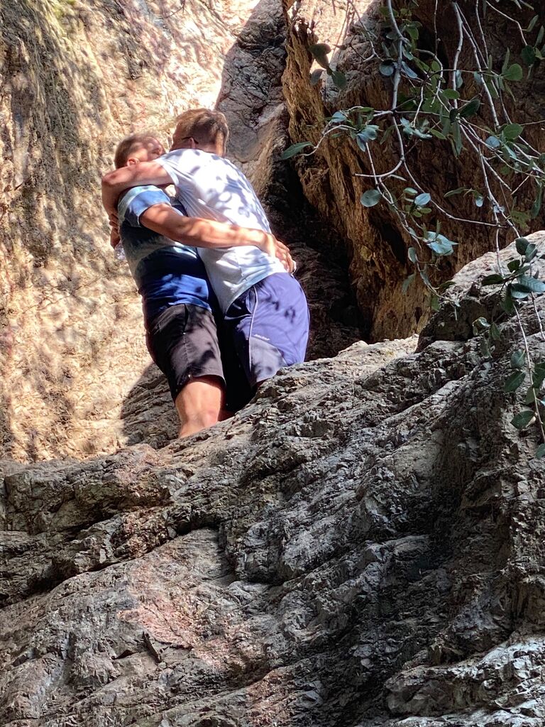 Altadena Hike to the waterfall.