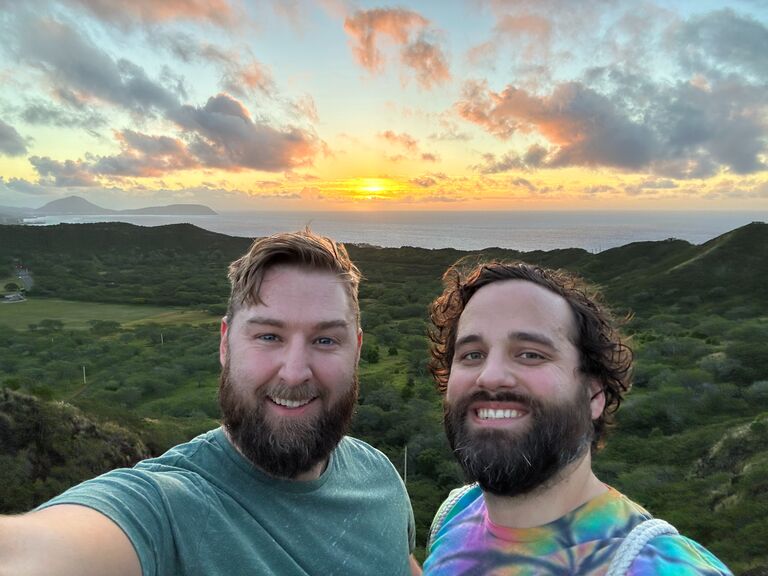 Adam goes along on a Justin's first work trip to Hawaii. They hiked for the sunrise!