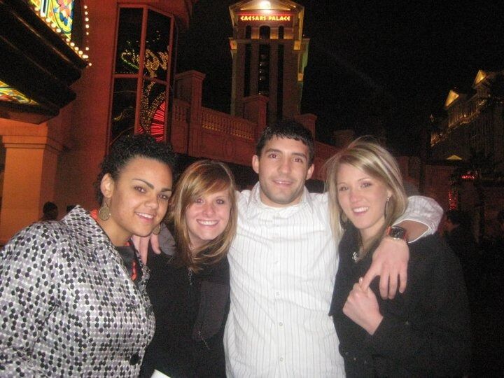 Our first picture together! This is from the night we met in Las Vegas on New Year's Eve and shared our first kiss at midnight!