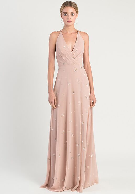 Jenny Yoo Collection (Maids) Bryce Ditsy Floral Bridesmaid Dress The Knot