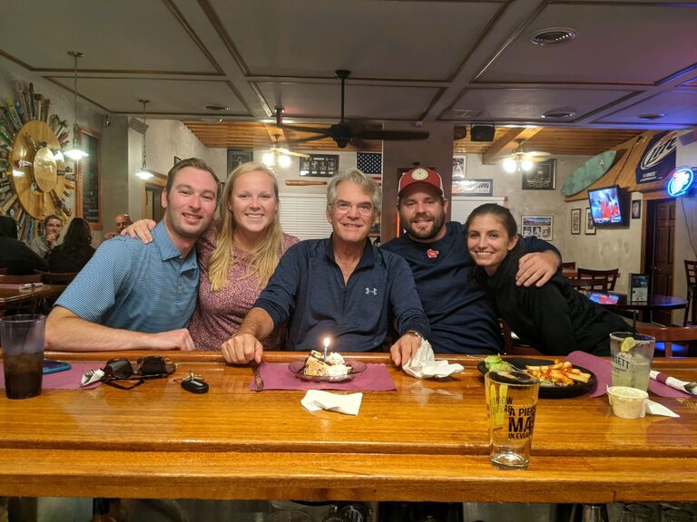 Celebrating birthdays with friends