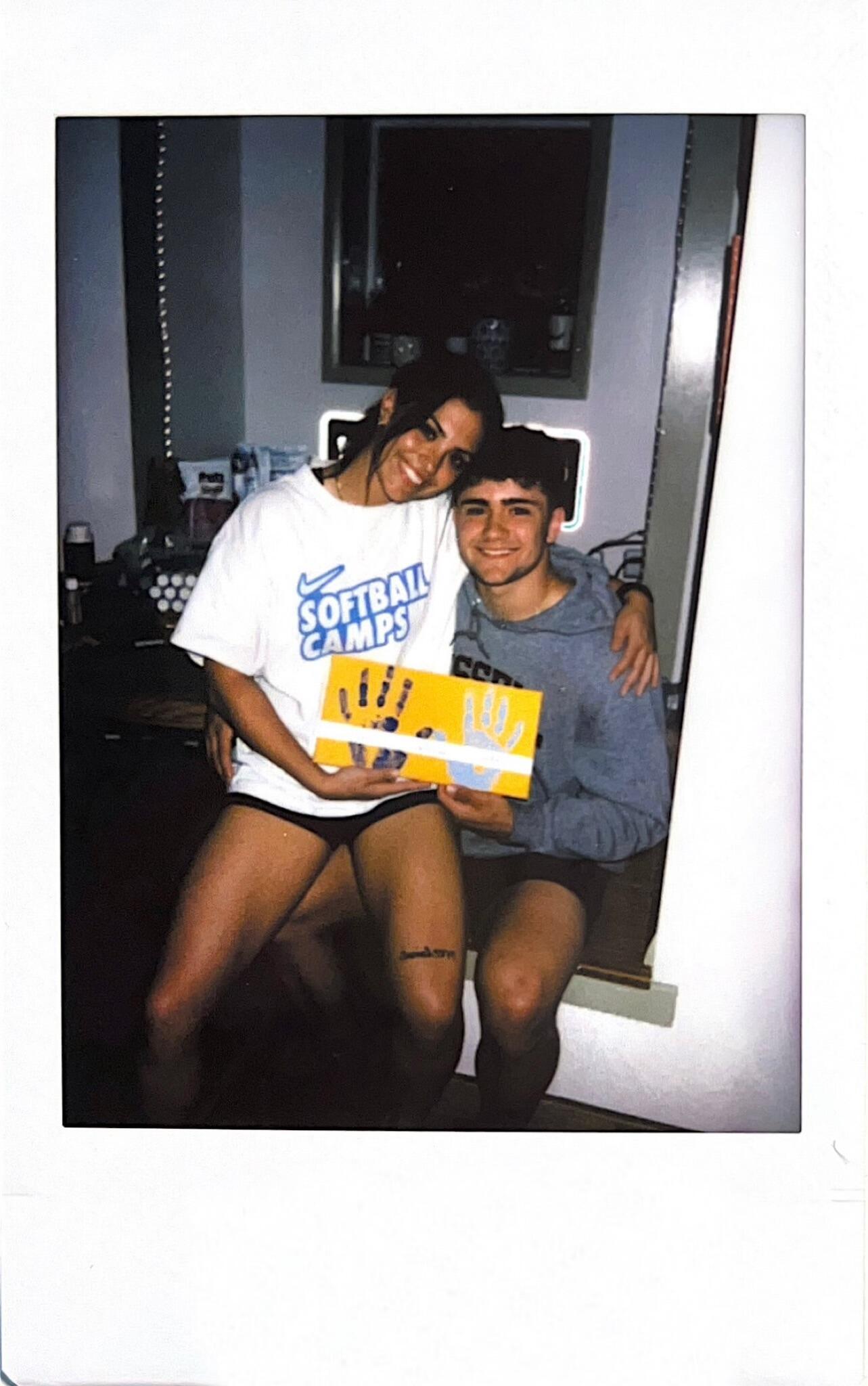 Although we started dating February 1, 2022, this is the time we started taking pictures with each other. This painting is still hung up on the wall!