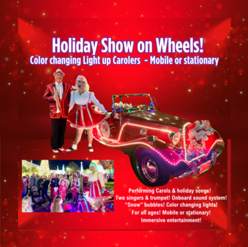 Holiday Show on Wheels Mobile or Stationary, LED - Christmas Caroler - Orlando, FL - Hero Main