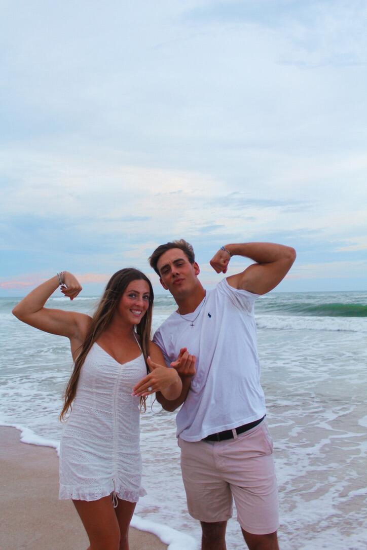 Brett's favorite engagement picture...LOL