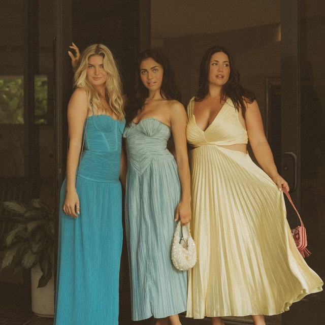 Pickle wedding guest dresses