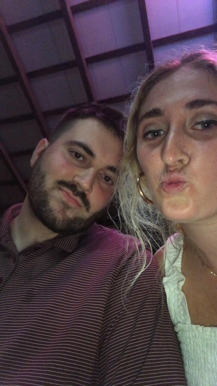 The first night we met after texting for a few weeks!