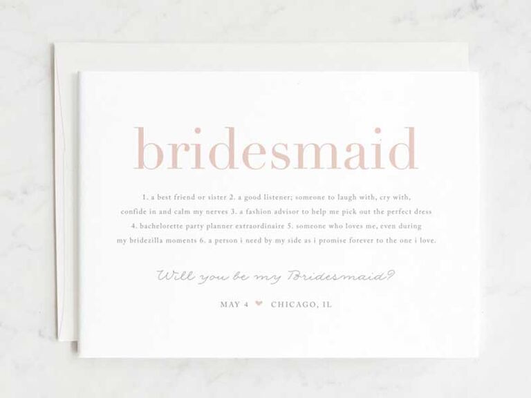 What To Write In Bridesmaid Proposal Letter