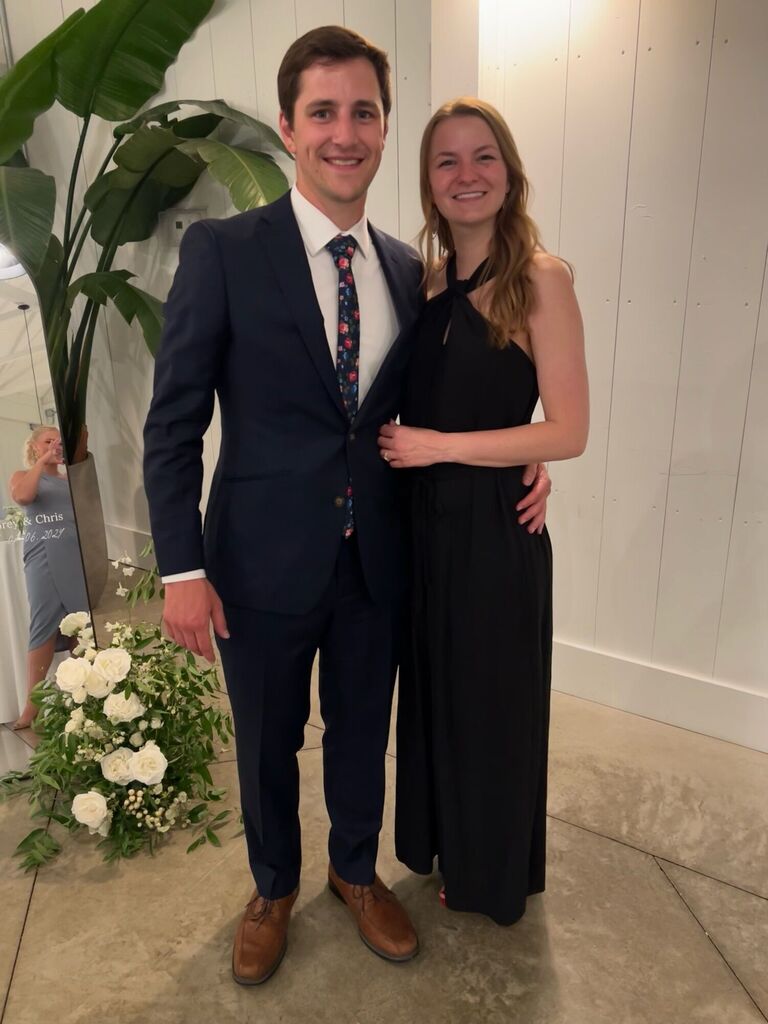 Westerville, OH for the wedding of Chris and Aubrey Baird, friends from Ohio State.