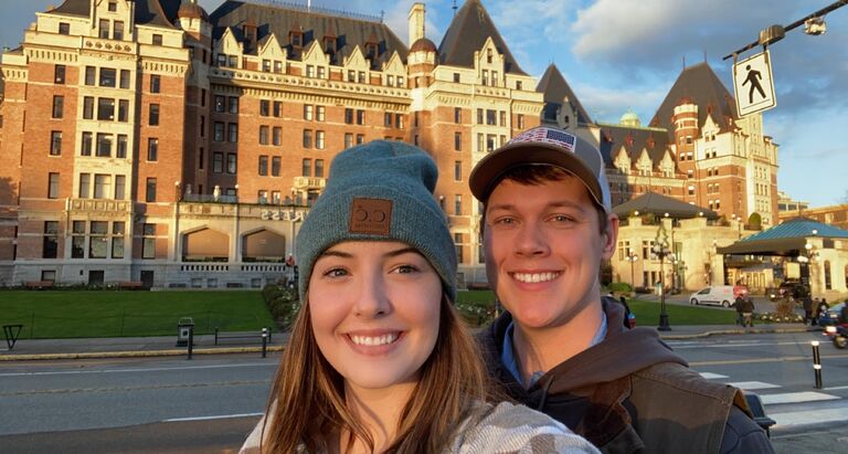 Celebrated New Years in Victoria, Canada.