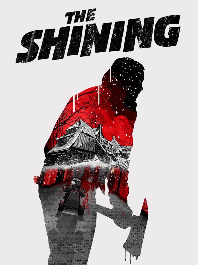 The Shining halloween movie poster
