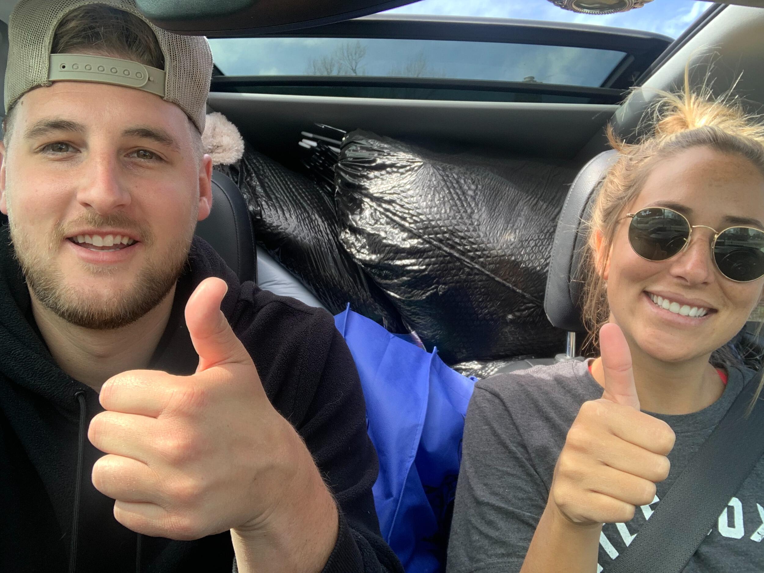 We packed everything Linds owned in her car and we moved her from Denver to Chicago!!! 