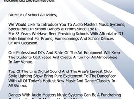 Audio Masters Music Systems - DJ - Sacramento, CA - Hero Gallery 1