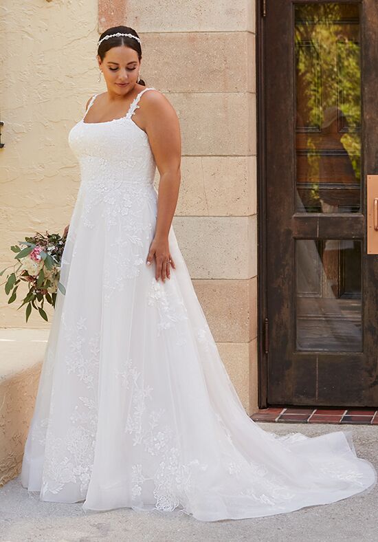 Christina Wu 29388 Illusion Neckline Plus Size Bridal Dress