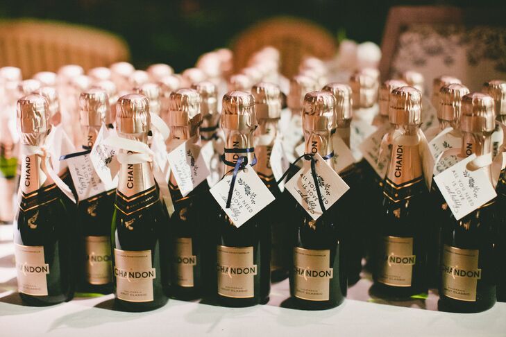 Miniature Bottles of Chandon Champagne