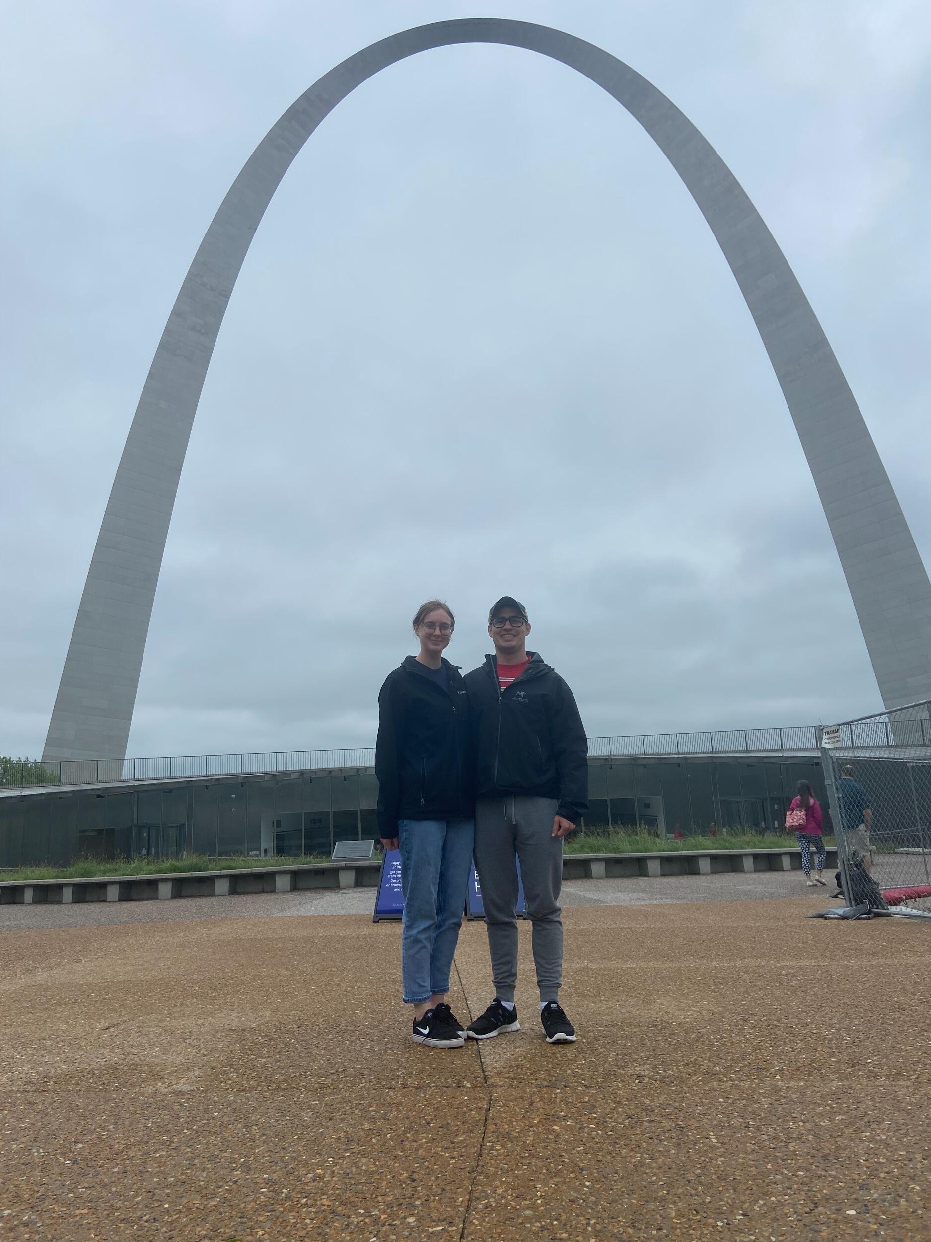 Andrew and Elizabeth in St. Louis 