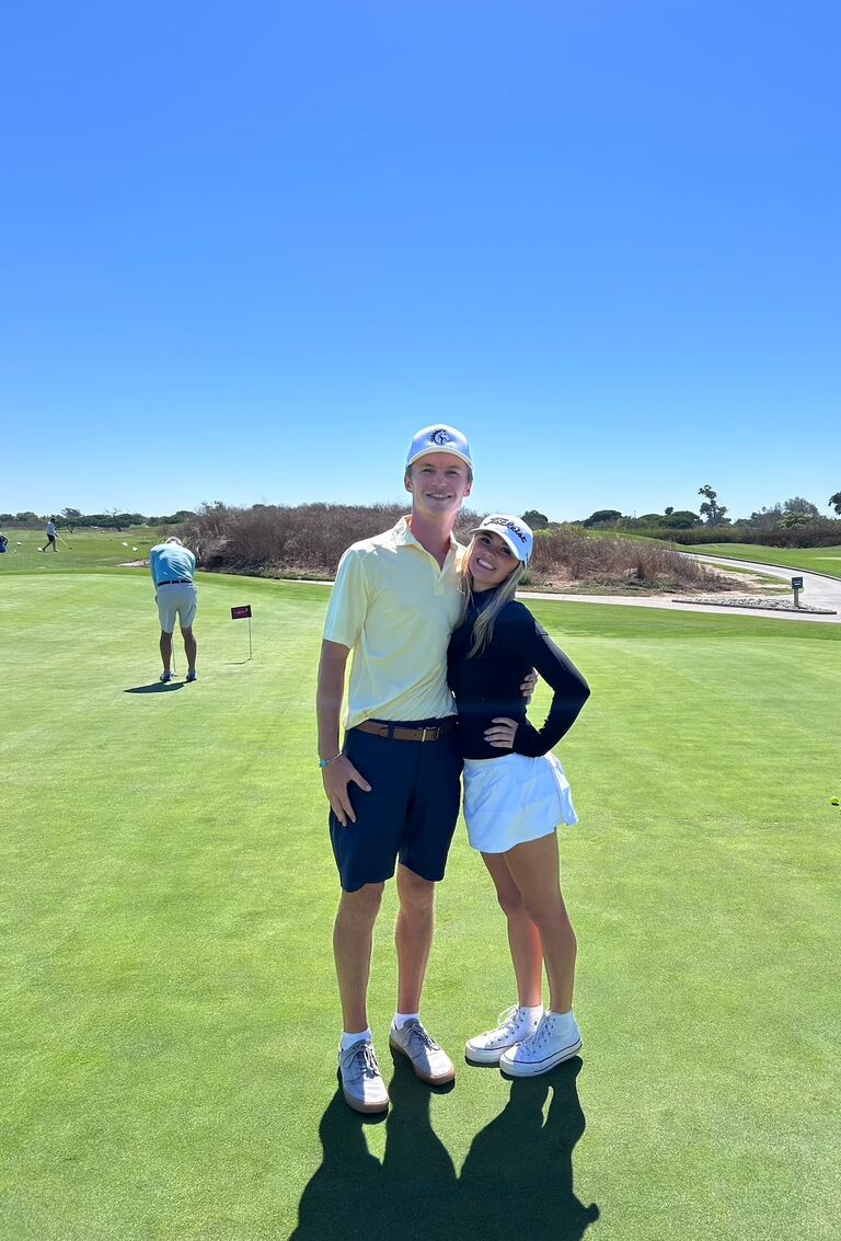 Simon's last first fall golf tournament! :( 
