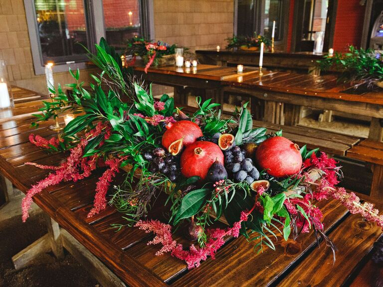 Wedding Centerpieces Seasonal Fruit