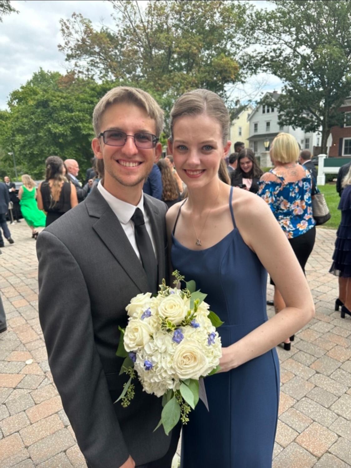 Right before starting work at their new jobs, Meghan and Johnathan went to Meghan's cousin's wedding up in Princeton, NJ.