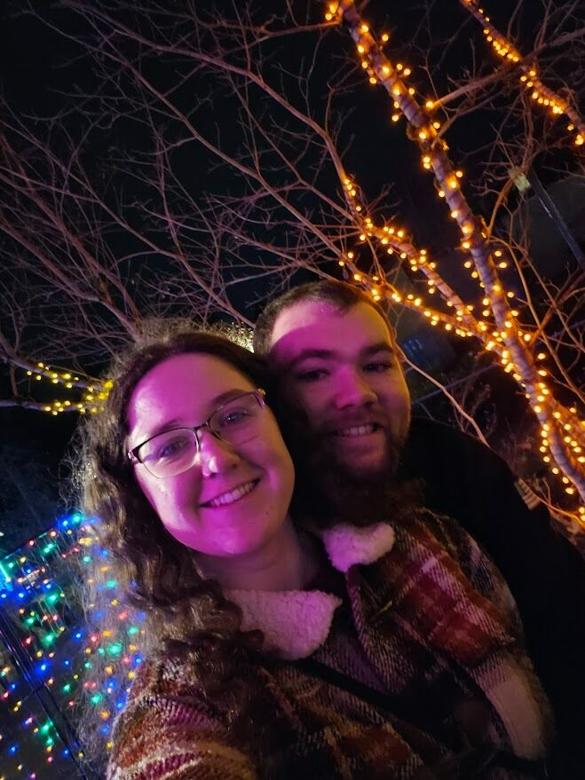 Jimmy and Ericka go on their first trip together to Portland, OR. They walk through Ikea, the Portland Zoo Christmas lights, and Ericka has her first Chick-fi-la sandwich.
