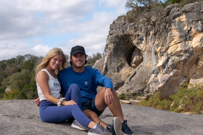 My hometown date! The first time Brandon brought me to Austin and I got to meet some of his family